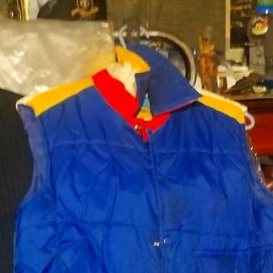80s snow vest  large vintage